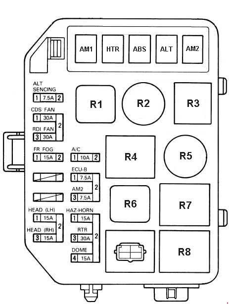 35 1989 Toyota Camry Fuse Box Diagram - Wire Diagram Source Information