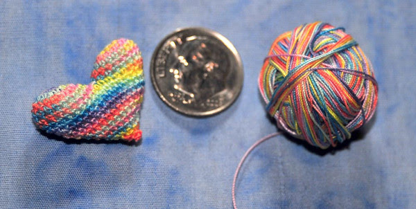 hand-dyed tiny heart hand-dyed tiny heart