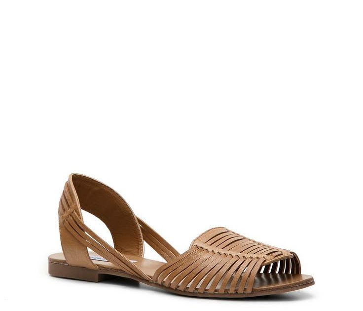 dsw flat black sandals