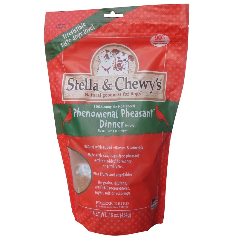 Stella & Chewy's Phenomenal Pheasant Dinner Freeze-Dried Dog Food | NaturalPetWarehouse.com