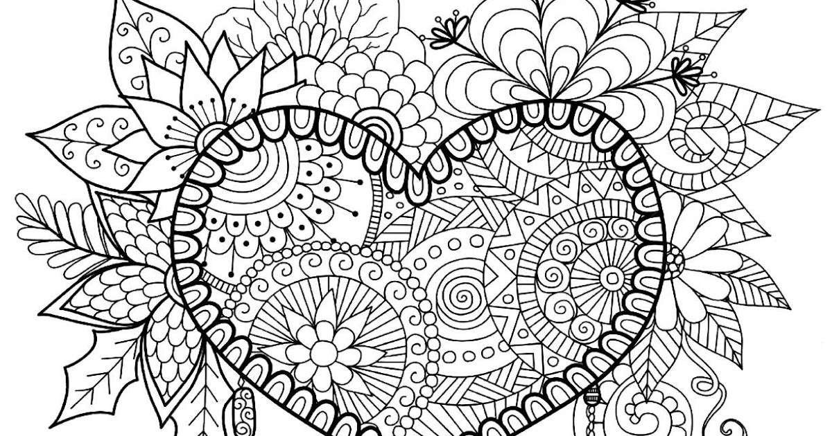 Coloriage attrape Reve Coeur Adulte  30000 ++ collections de pages à