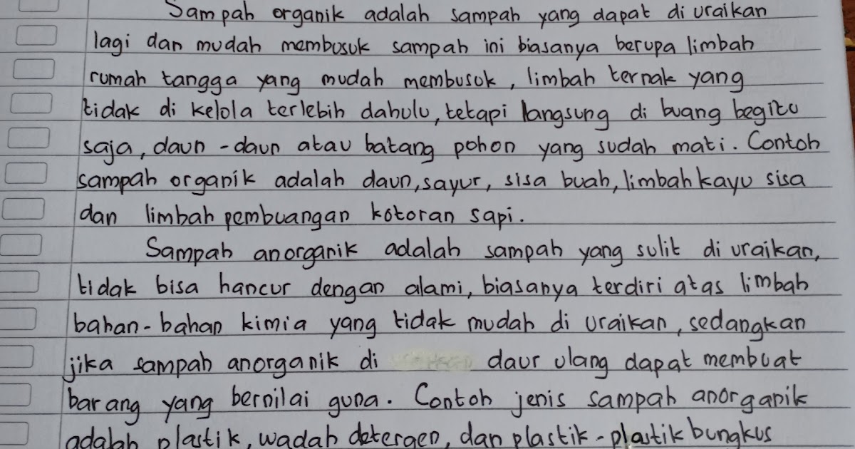 Teks Hasil Observasi Tentang Sampah Btt Documents
