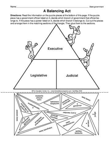 Balancing Act Worksheet Answers - Winton Info