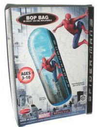 Hey, it's me, your friendly neighborhood Spider-Ma...HEY! That HURT! Fantastic Four merchandise