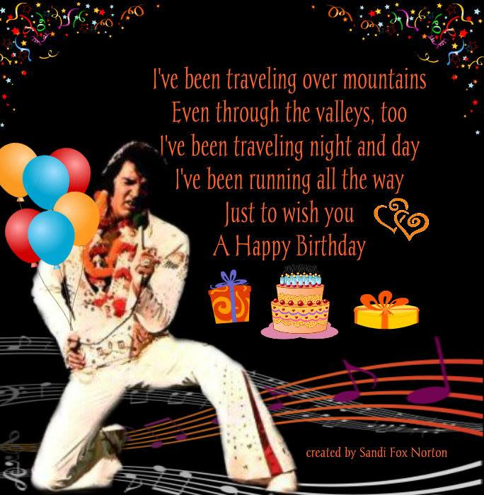 Happy Birthday Song Happy Birthday Song From Elvis Presley