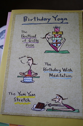 Birthday Yoga card