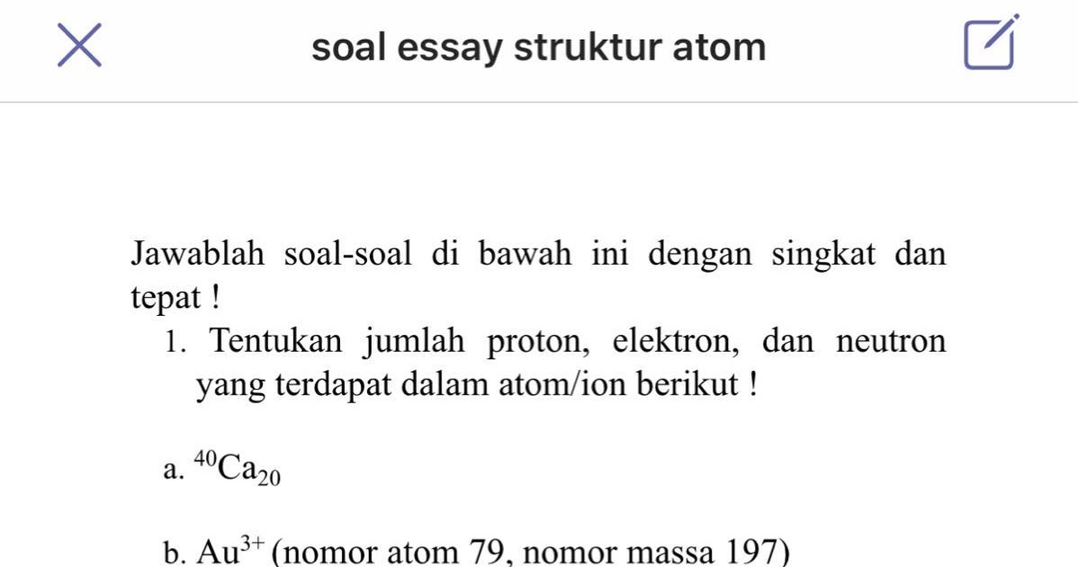 Contoh Soal Essay Asam Basa Beserta Jawabannya - Sarang Soal