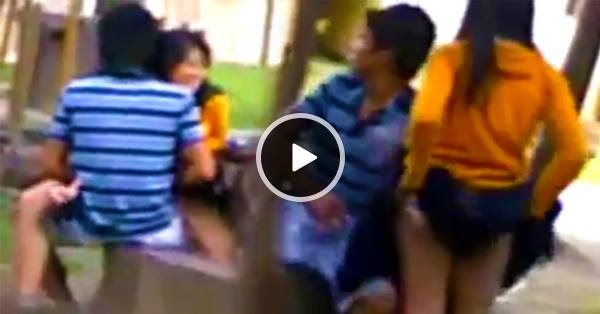 [todays Viral] This Couple Caught Doing It In Public Unbelievable