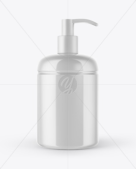 Download Download Glossy Bottle With Pump Mockup Yellowimages Glossy Cosmetic Bottle With Pump Mockup In Bottle Mockups On Yellow Images Object Mockups A Collection Of Free Premium Photosho PSD Mockup Templates
