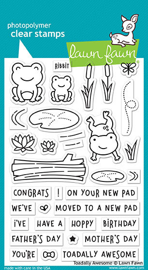Lawn Fawn Toadally Awesome Stamp Set (LF1581)