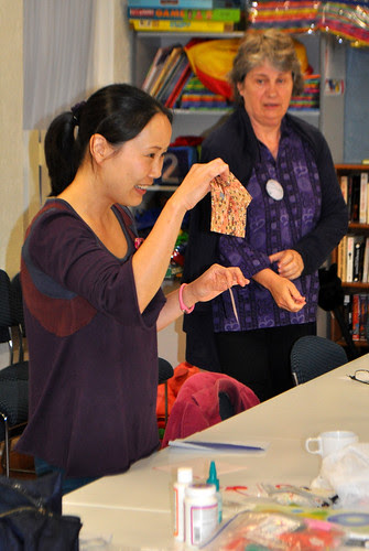 Our Origami instructor - Chieko