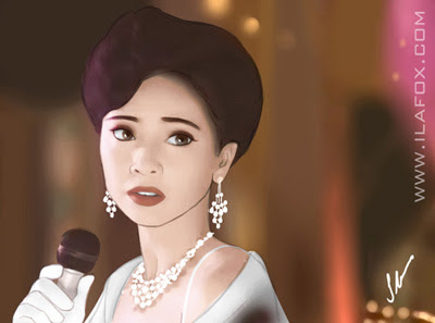 Retrato realista, Sheren Tang, Tenho um encontro com a primavera, ilustração by ila fox