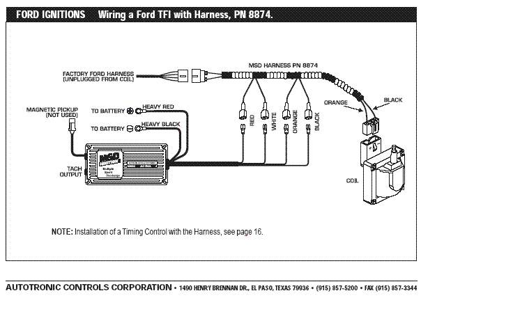 60 Msd 6al Wiring Diagram Ford - Wiring Diagram Harness