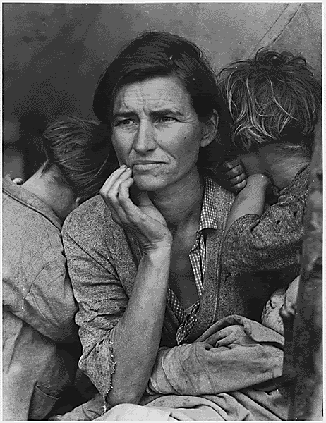 Mother of Seven Children During the Great Depression