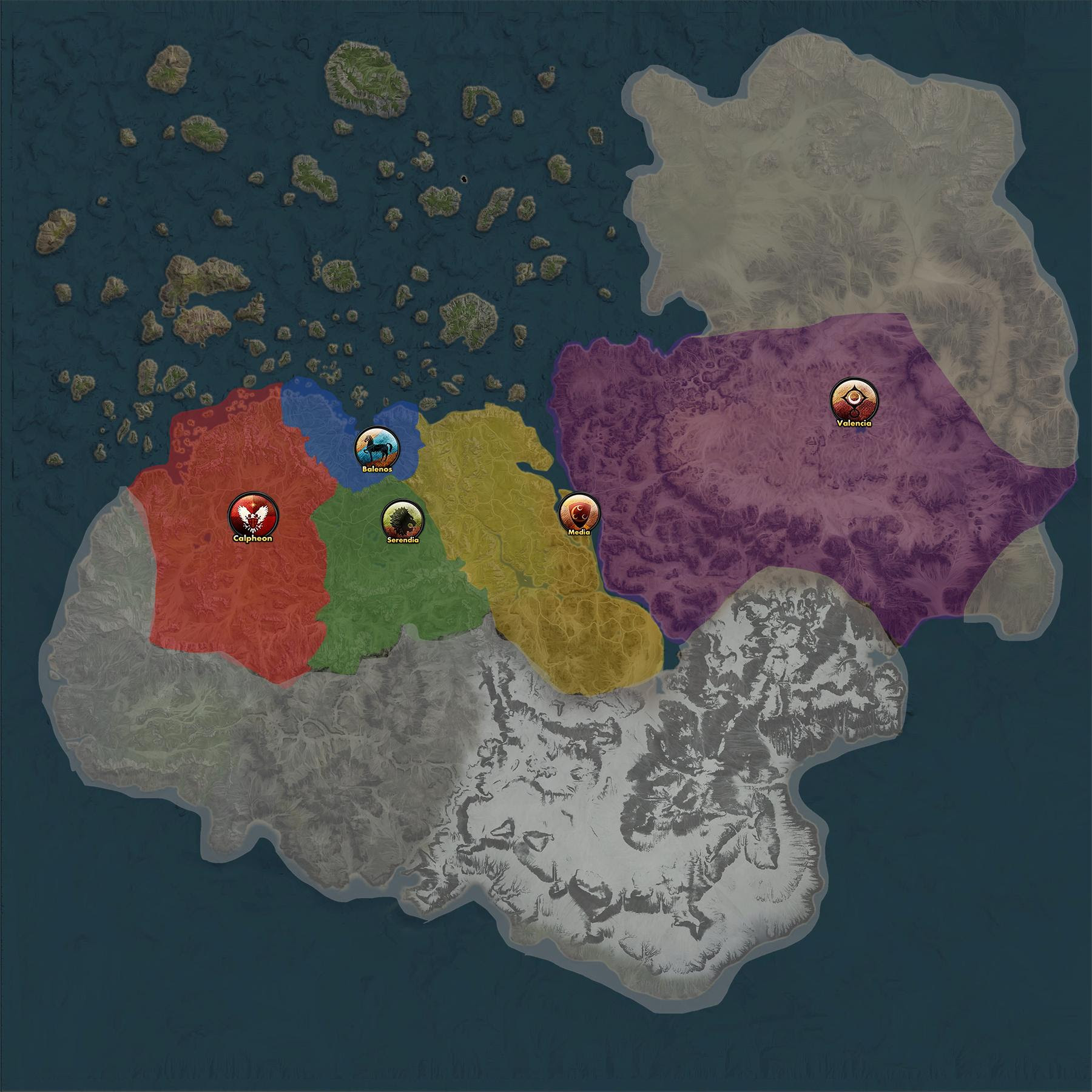 Mapa Black Desert Mapa