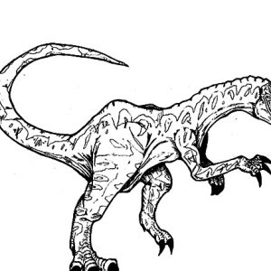 Download 229+ Dinosaur Allosaurus Coloring Pages PNG PDF File