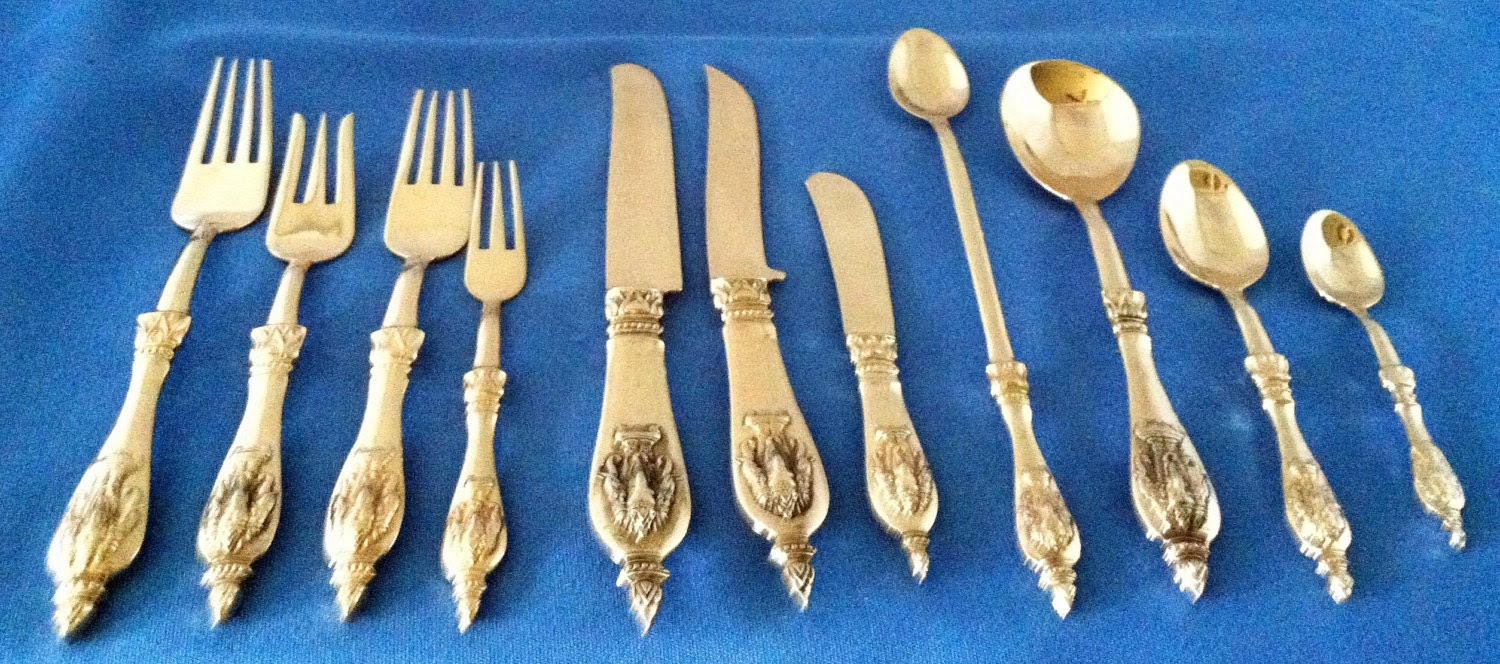 Popular items for bronze flatware on Etsy