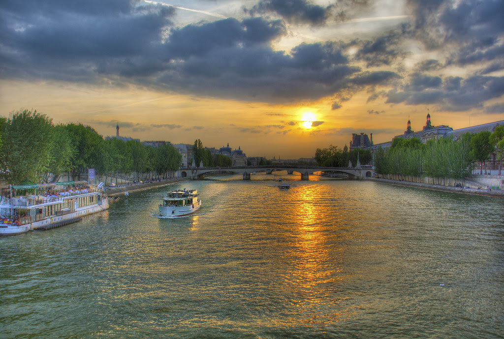 River Siene Paris HDR
