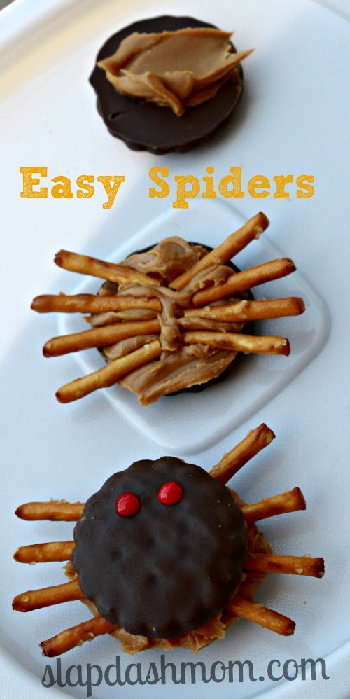 easy spider halloween cookies