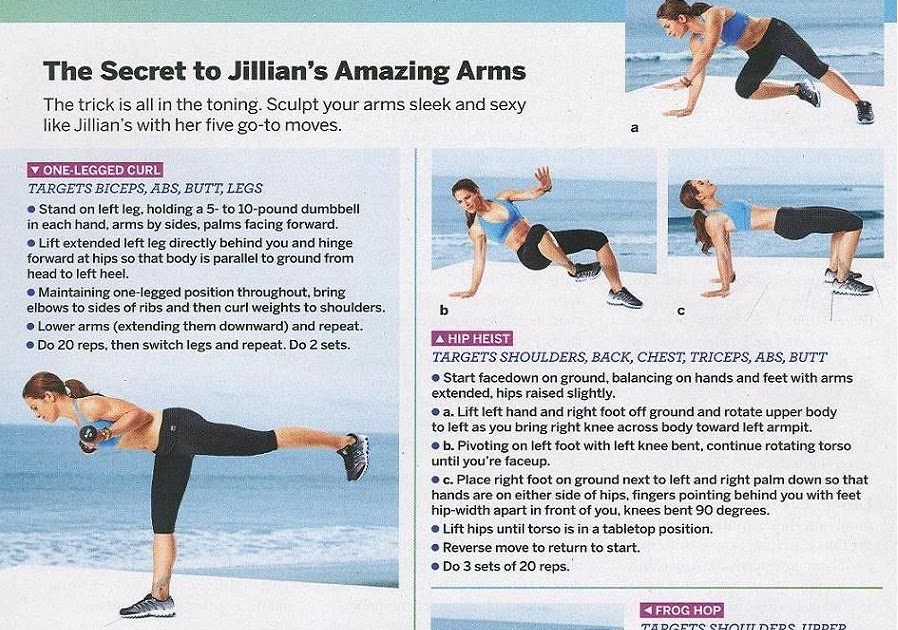 6 Day Jillian Michaels Hard Body Full Workout for Burn Fat fast