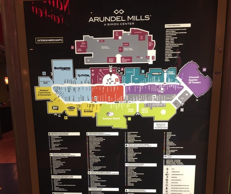 dsw in arundel mills mall