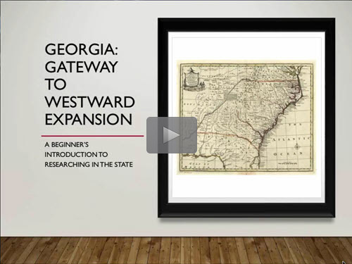  Georgia: Gateway to Westward Expansion - free Rorey Cathcart now online for limited time