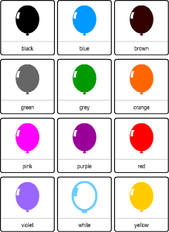 90 LEARNING FRENCH COLOURS GAMES