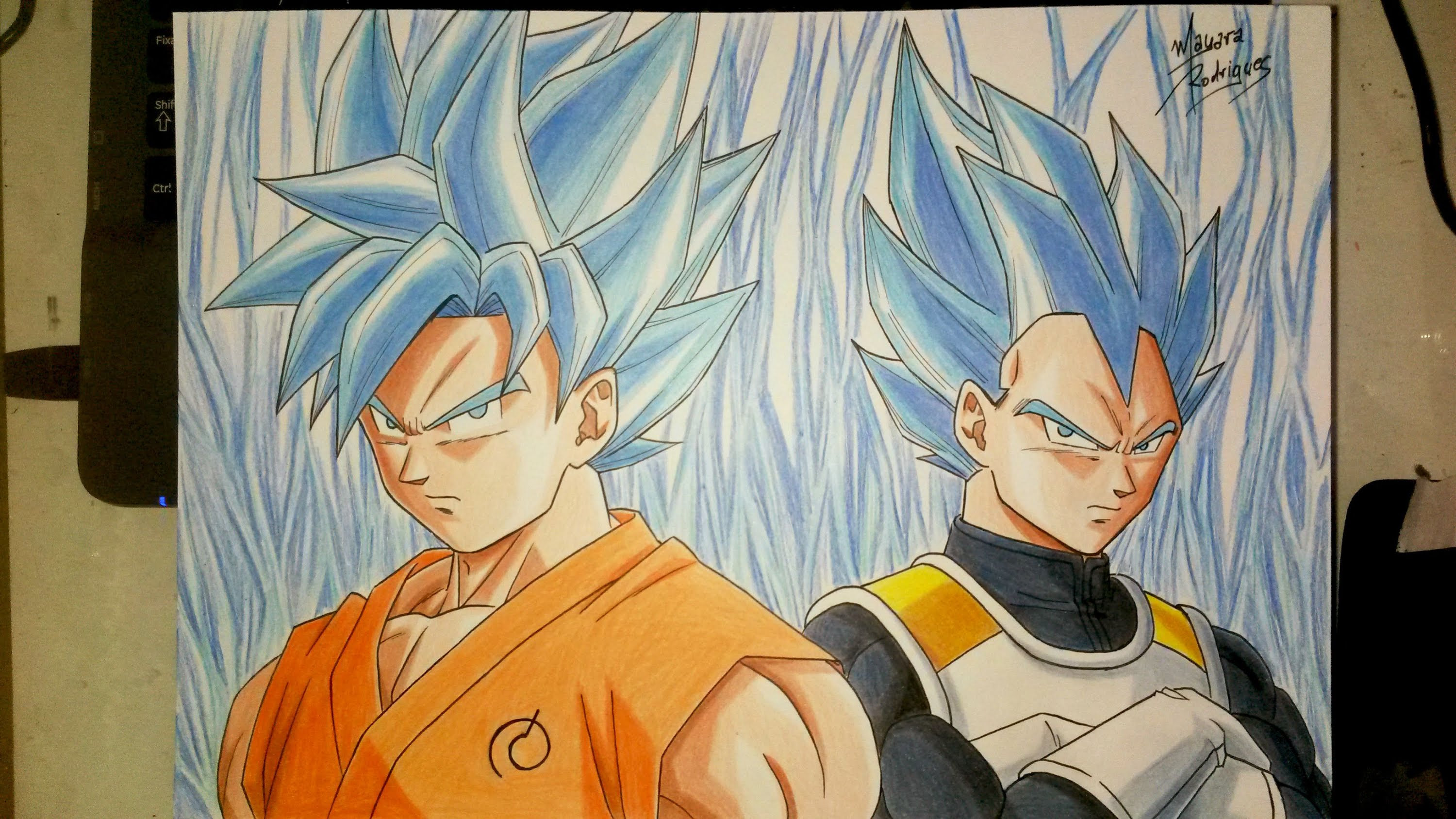 Featured image of post Goku And Vegeta Drawing Easy
