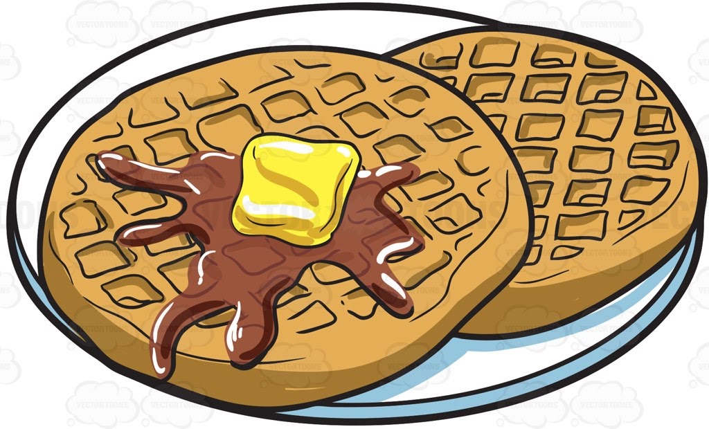 Cartoon Waffle Transparent / Unique cartoon waffle stickers designed