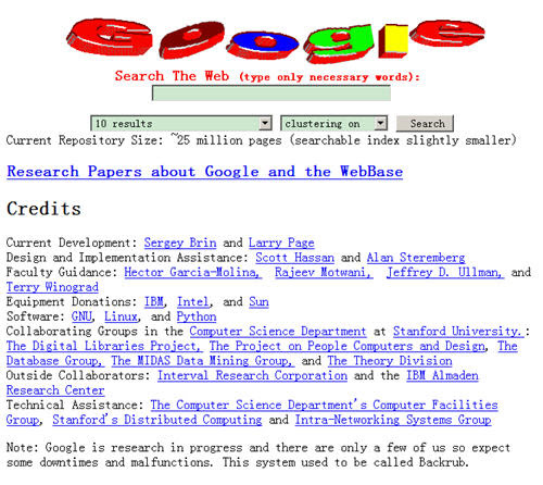 Google首页