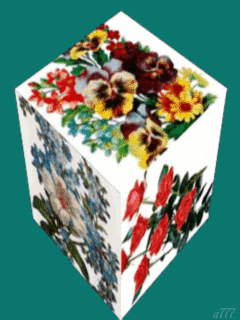 Цветочный кубик