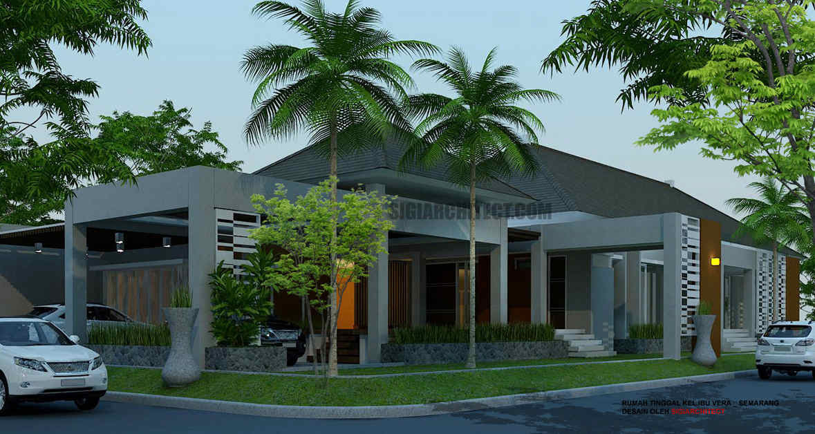 Model Rumah Pojok 1 Lantai Tropis Minimalis Model Rumah Pojok 1 Lantai Tropis Minimalis