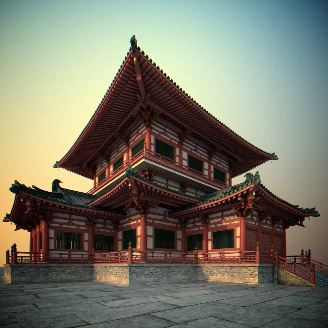 In Ancient Chinese Architecture - HooDoo Wallpaper