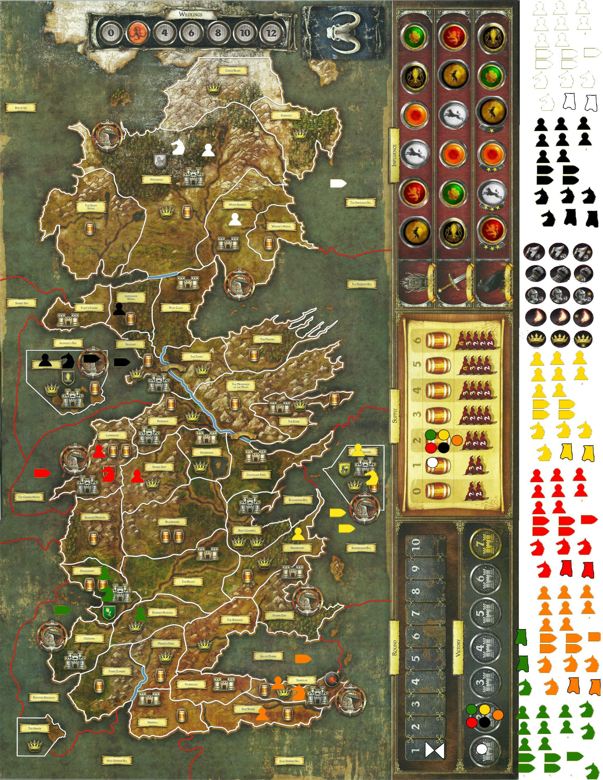 Game Of Thrones Map Pdf Download Game Fans Hub