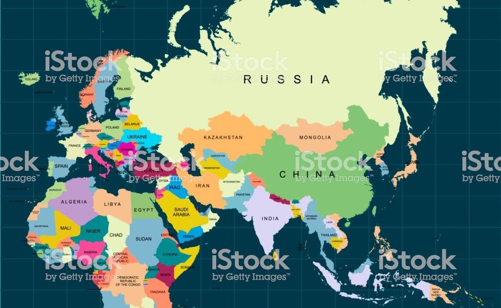 Mapa Da Europa E Asia Mapa Região