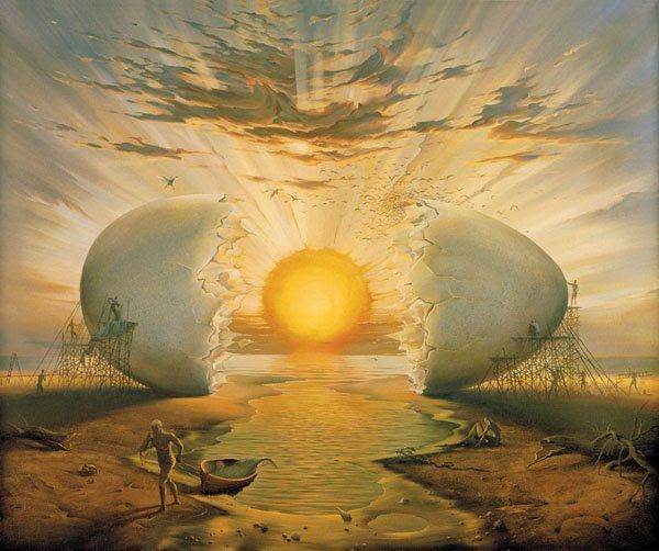 Arte de Vladimir Kush_Crianças do exôdo 30