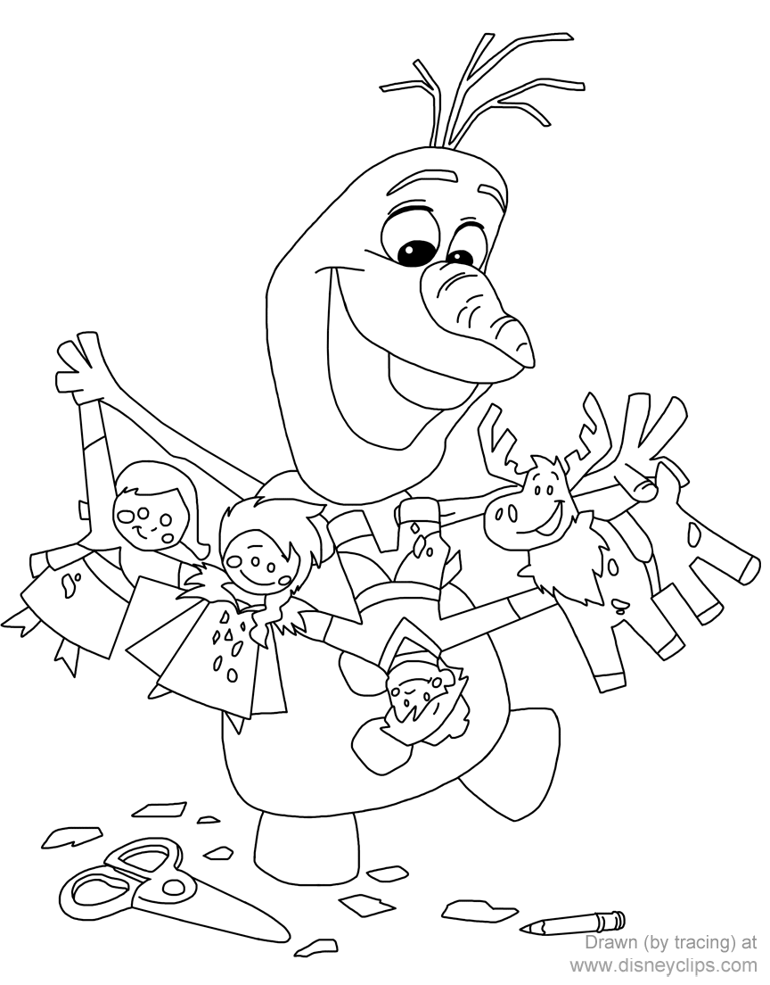 Frozen 3 Coloring Pages - my coloring books pages