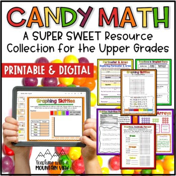 Skittles Math Printables for the Upper Grades *17 Pages of