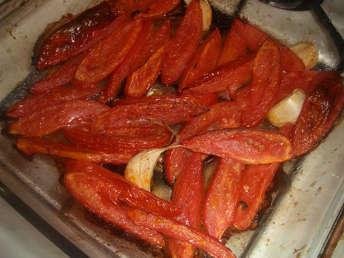 roasted tomatoes & garlic