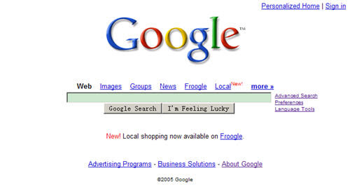 Google首页