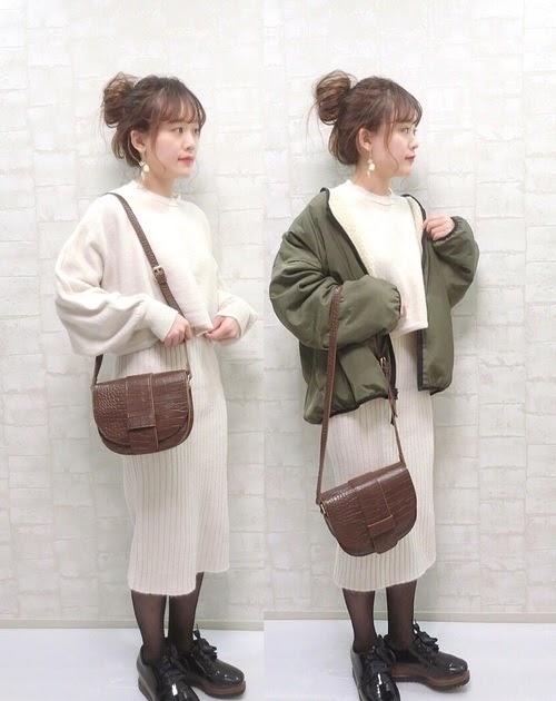 冬 デート 服 大学生 inseanna