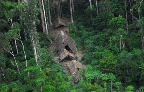 Uncontacted tribe in Brazil