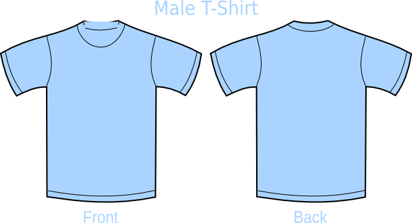 787+ Blue T Shirt Template Front And Back Download Free