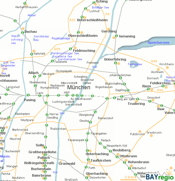 Karte München Und Umgebung | Karte