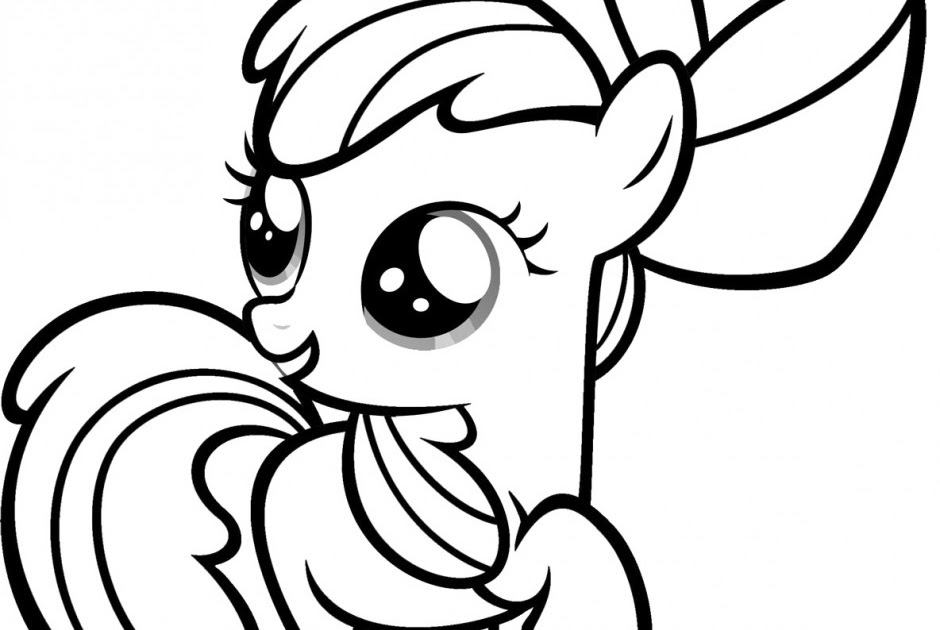 Kawaii Unicorn Coloring Pages To Print - Free Coloring Page