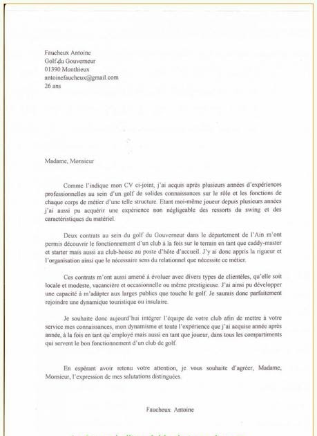 Lettre De Motivation Présentant Un Projet  Veuillez cliquez ici pour