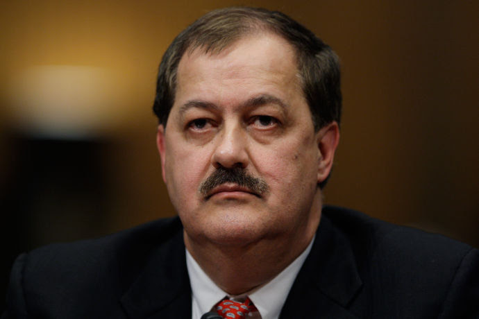 Don Blankenship testifies before the Senate Health and Human Services subcommittee hearing on mine safety in 2010.