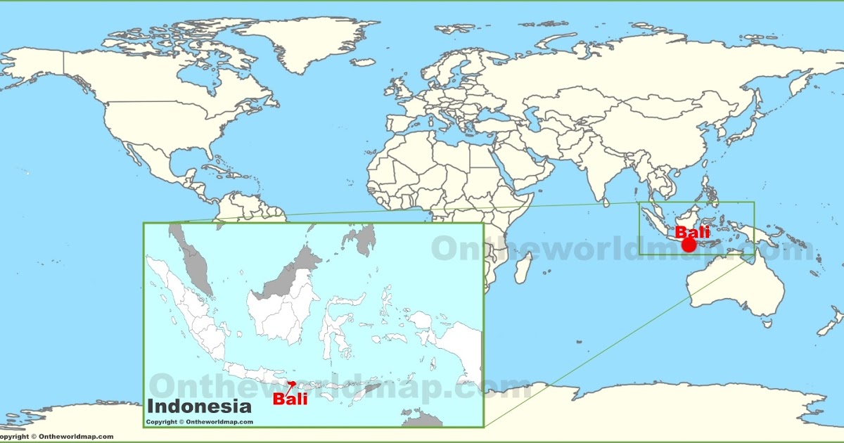 Global Map Of Bali - 88 World Maps