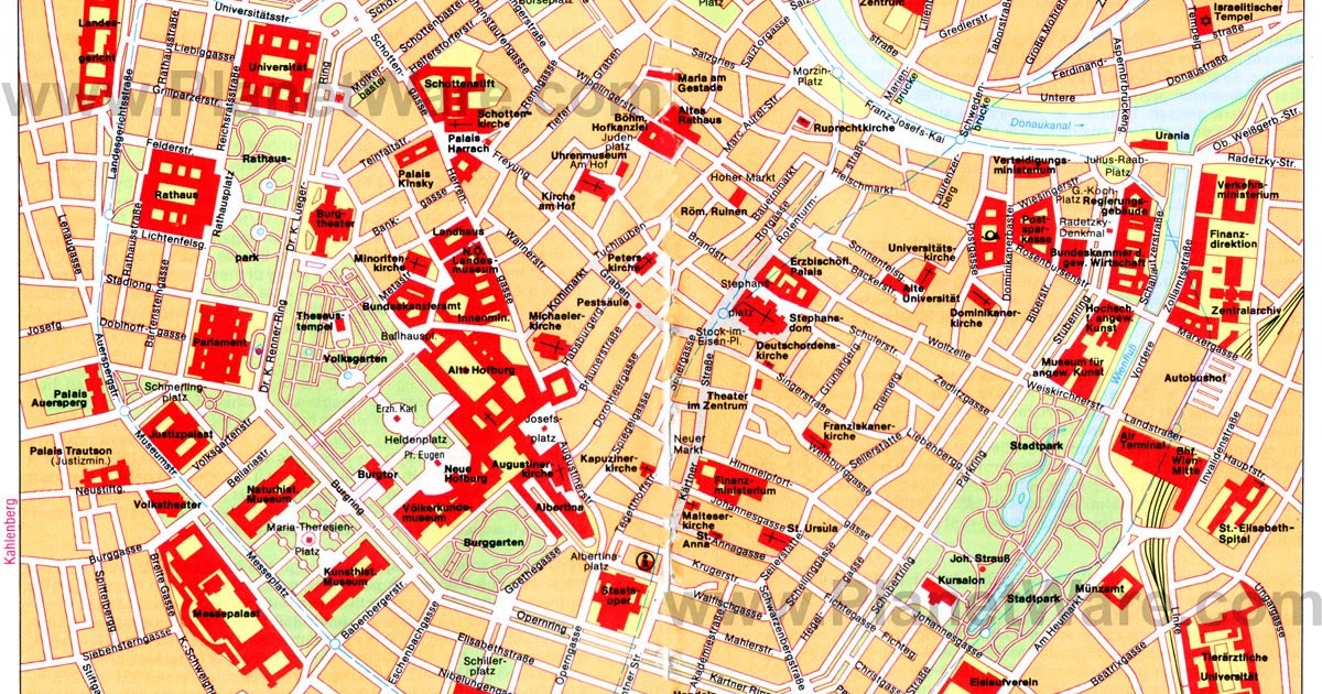 Map of Vienna districts | City Maps