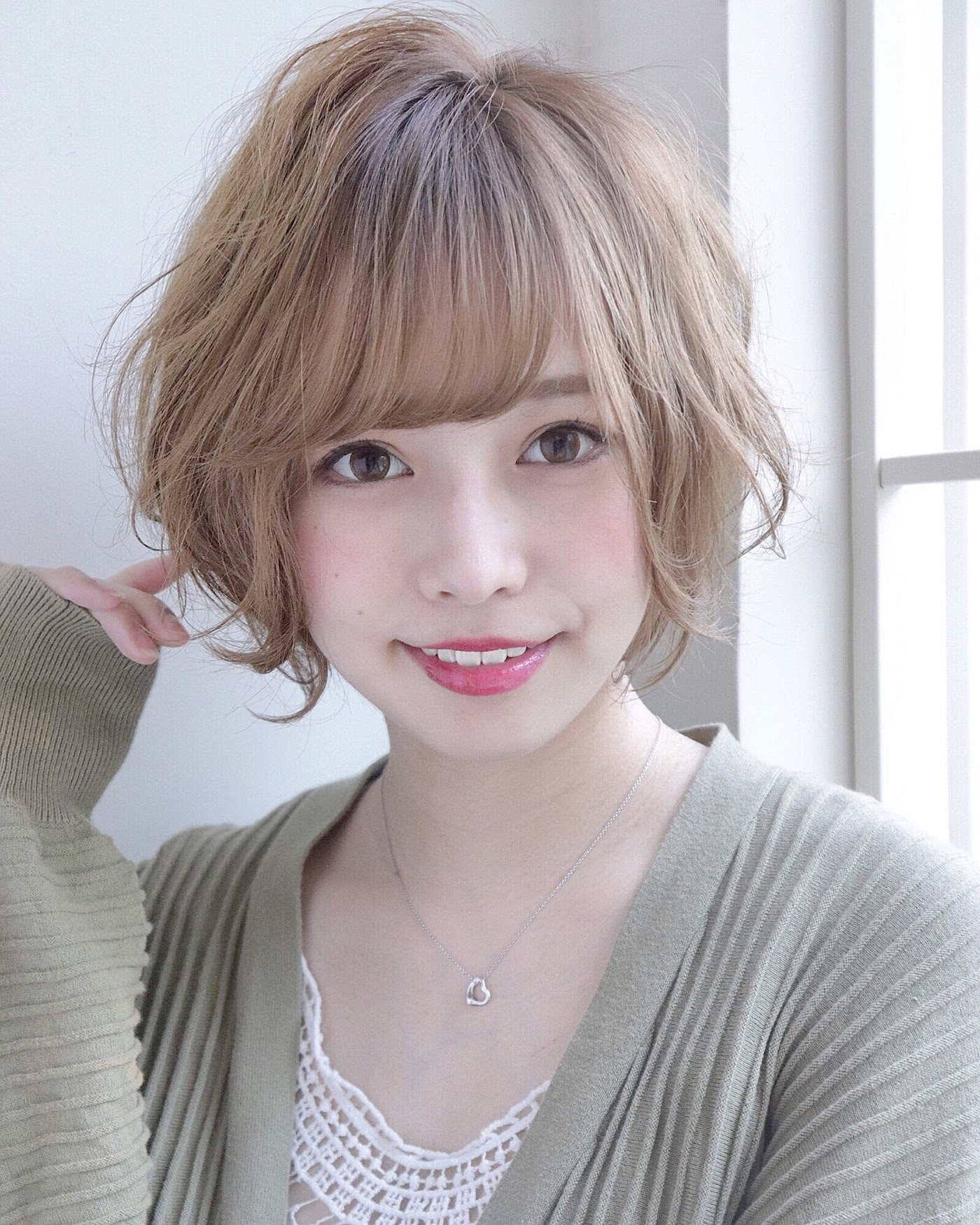ヘア ショート パーマ